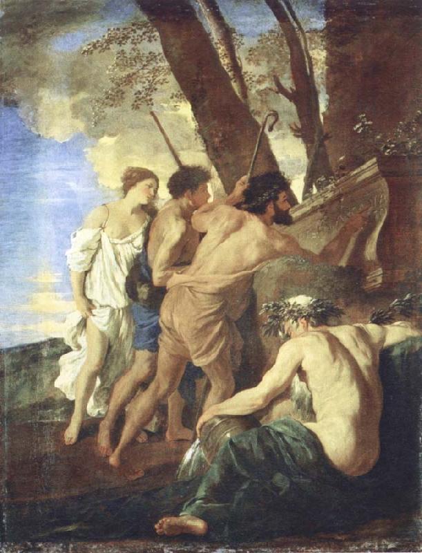 Nicolas Poussin the arcadian shepherds Germany oil painting art